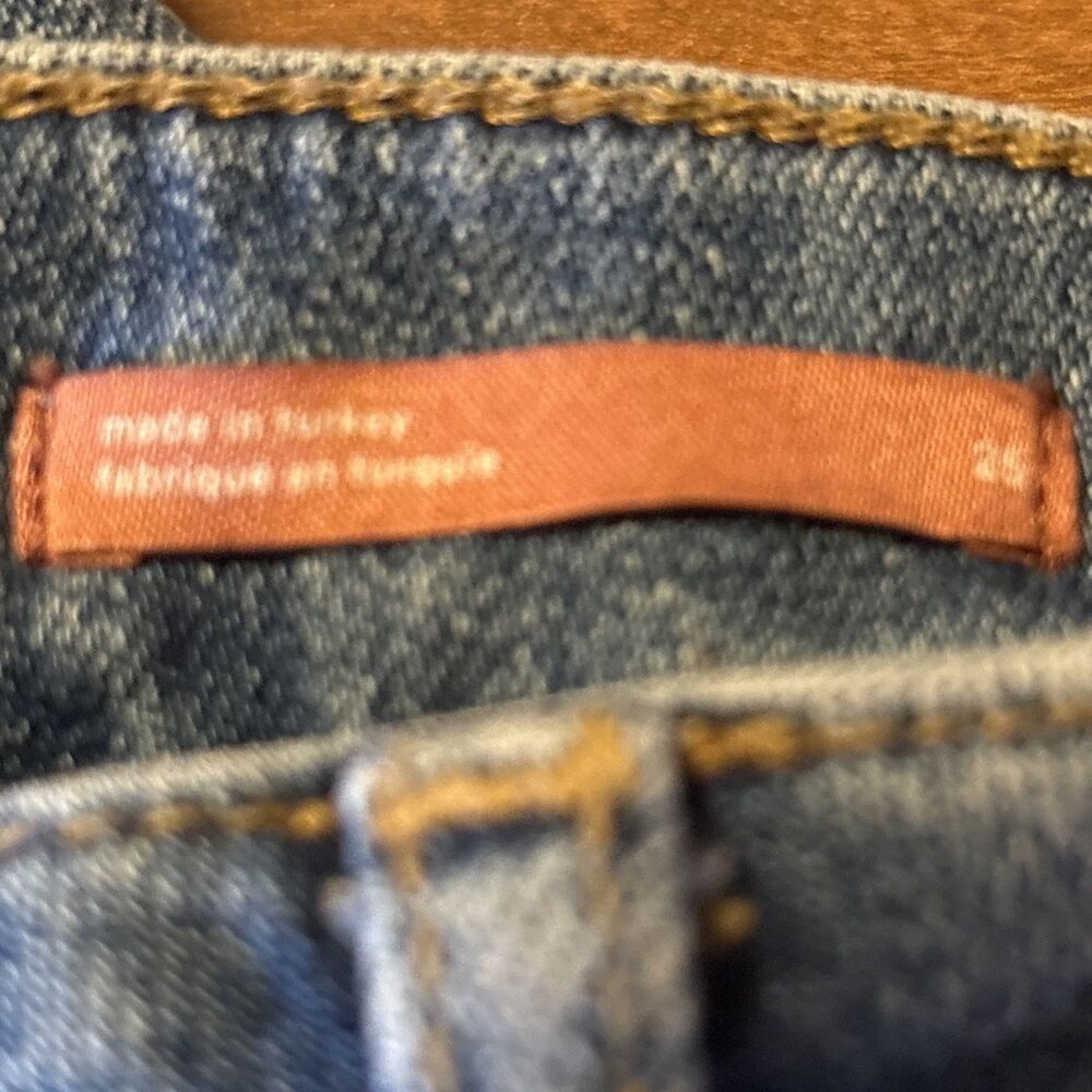 Anthropologie Pilcro The Demilune Boot Flare Bootcut Jeans Light Wash Size 25 - Picture 5 of 9